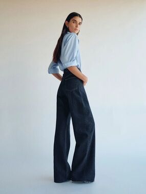 Reformation Cary High Rise Slouchy Wide Leg Jeans